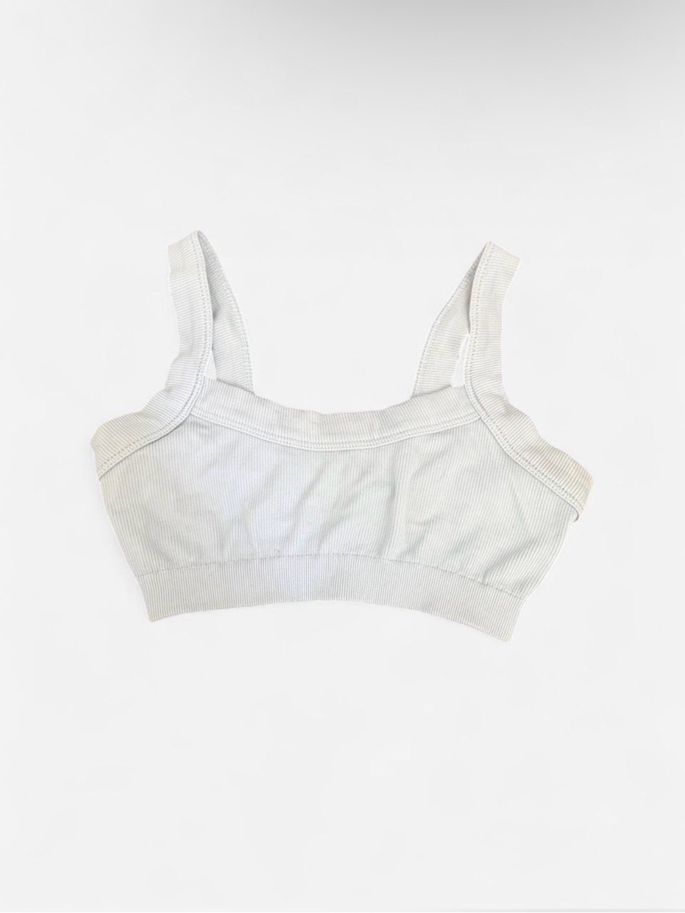 Urban Outfitters Light Blue Ribbed Bralette